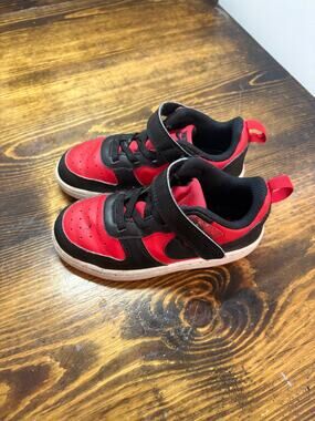 Nike Red And Black Sneakers Size 9C
